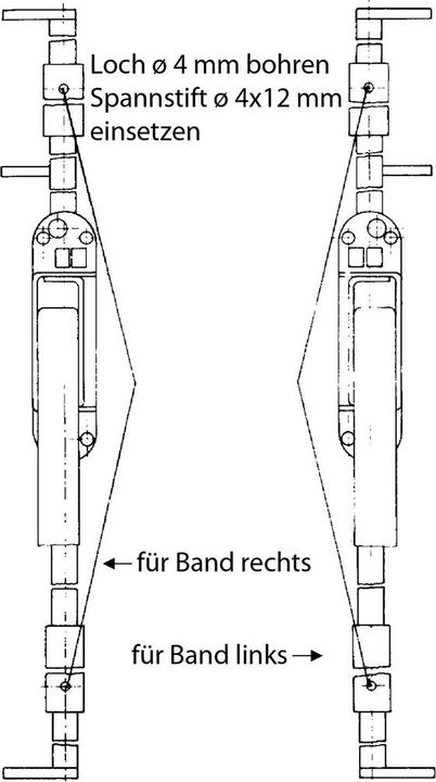 Image du produit Legru Tiges pour fermetures de fenêtre à espagnolette LAGER