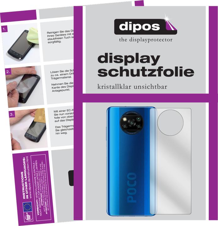 Produktbild Dipos Displayschutzfolie Crystalclear (Xiaomi Poco X3)