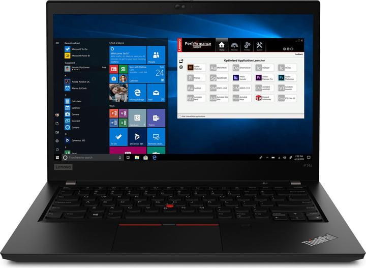 Actual product image T1A LENOVO Grade A Thinkpad P14s G1 i5-10310U 35,56cm 14Zoll 16GB 256GB M.2 BL CAM HDMI W11P (16.38 GB, 14", 256 GB, DE, A / Like new)