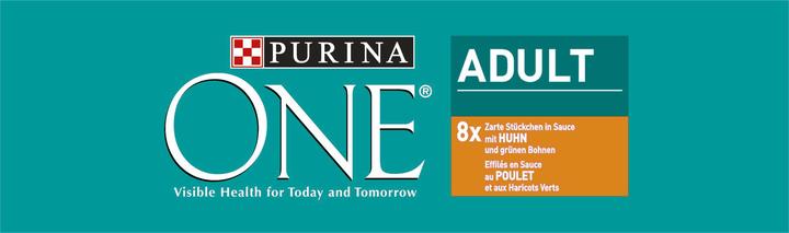 Produktbild Purina ONE Huhn (Adult, 8 Stk., 680 g)