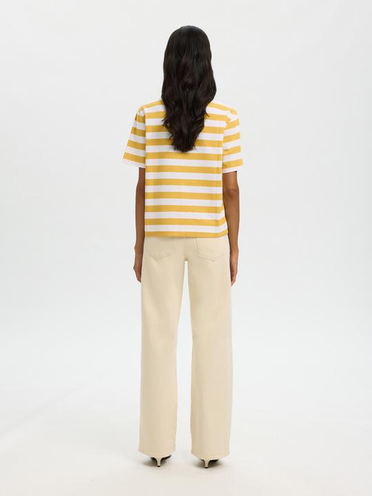 Produktbild Selected Slfessential Ss Striped Boxy Tee Noos (S)