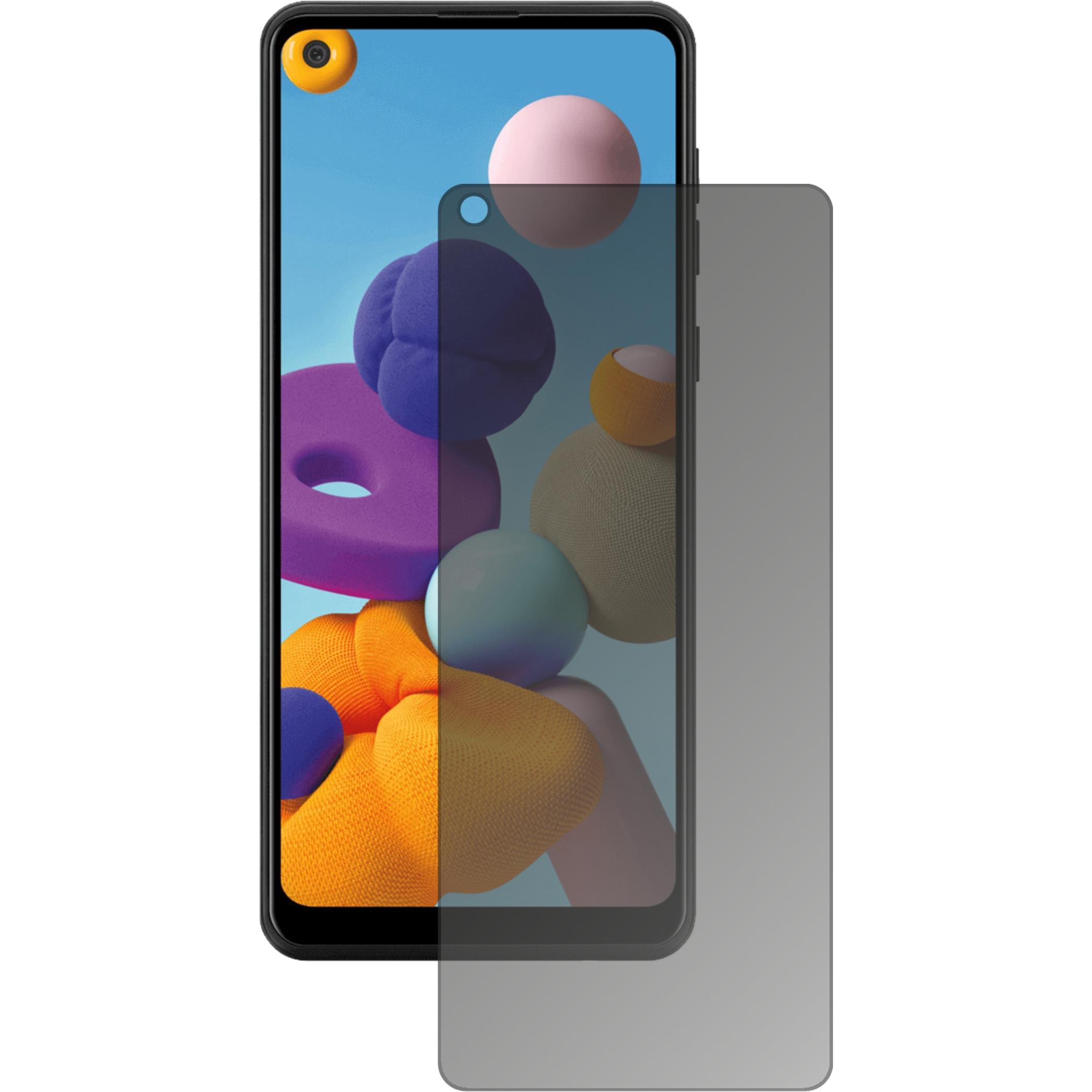 Thumbnail - Dipos Blickschutzfolie 4-Way Privacy (1 Stück, Samsung Galaxy A21), Smartphone Schutzfolie, Transparent