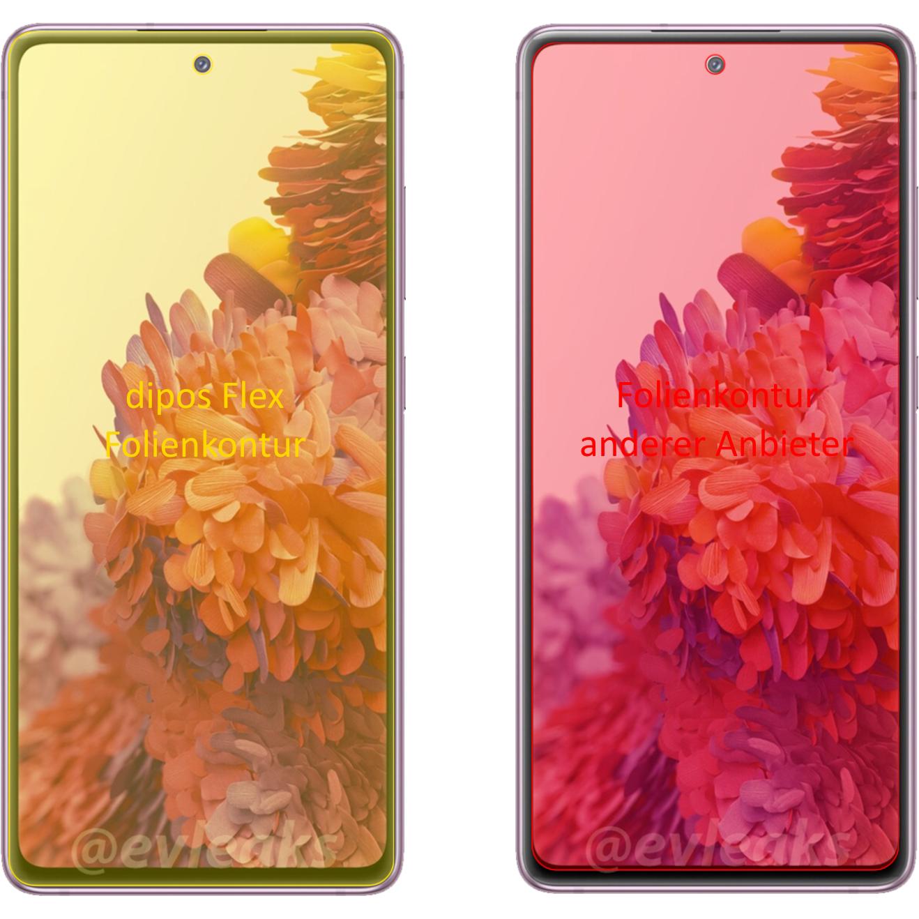 Thumbnail - Dipos Displayschutzfolie Full-Cover 3D (2 Stück, Samsung Galaxy S20 FE 5G), Smartphone Schutzfolie, Transparent