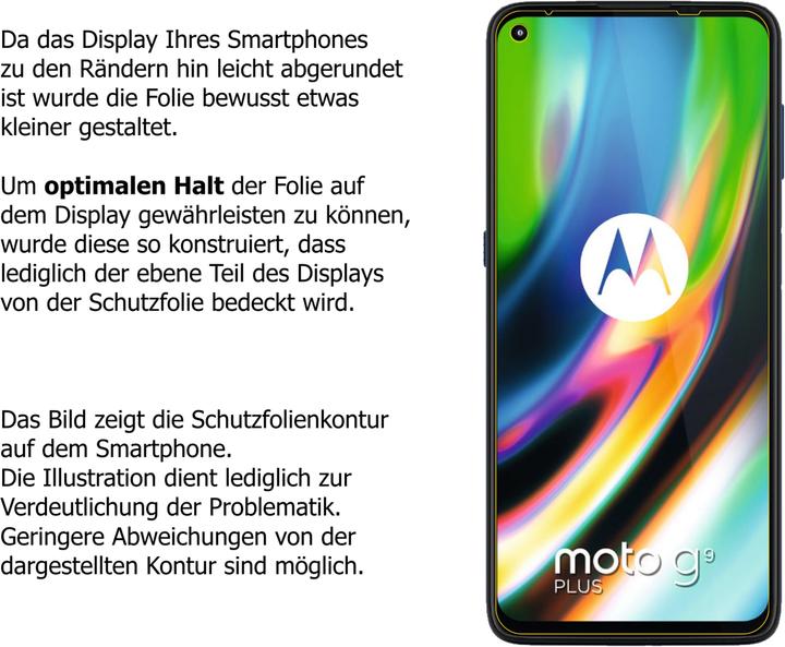 Actual product image Dipos Screen Protector Crystalclear (6 pcs., Motorola Moto G9 Plus)