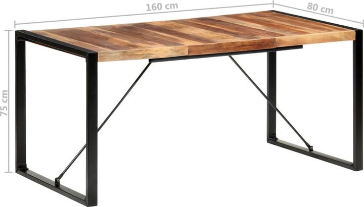 Immagine prodotto vidaXL Tavolo da pranzo (160 x 80 x 75 cm)