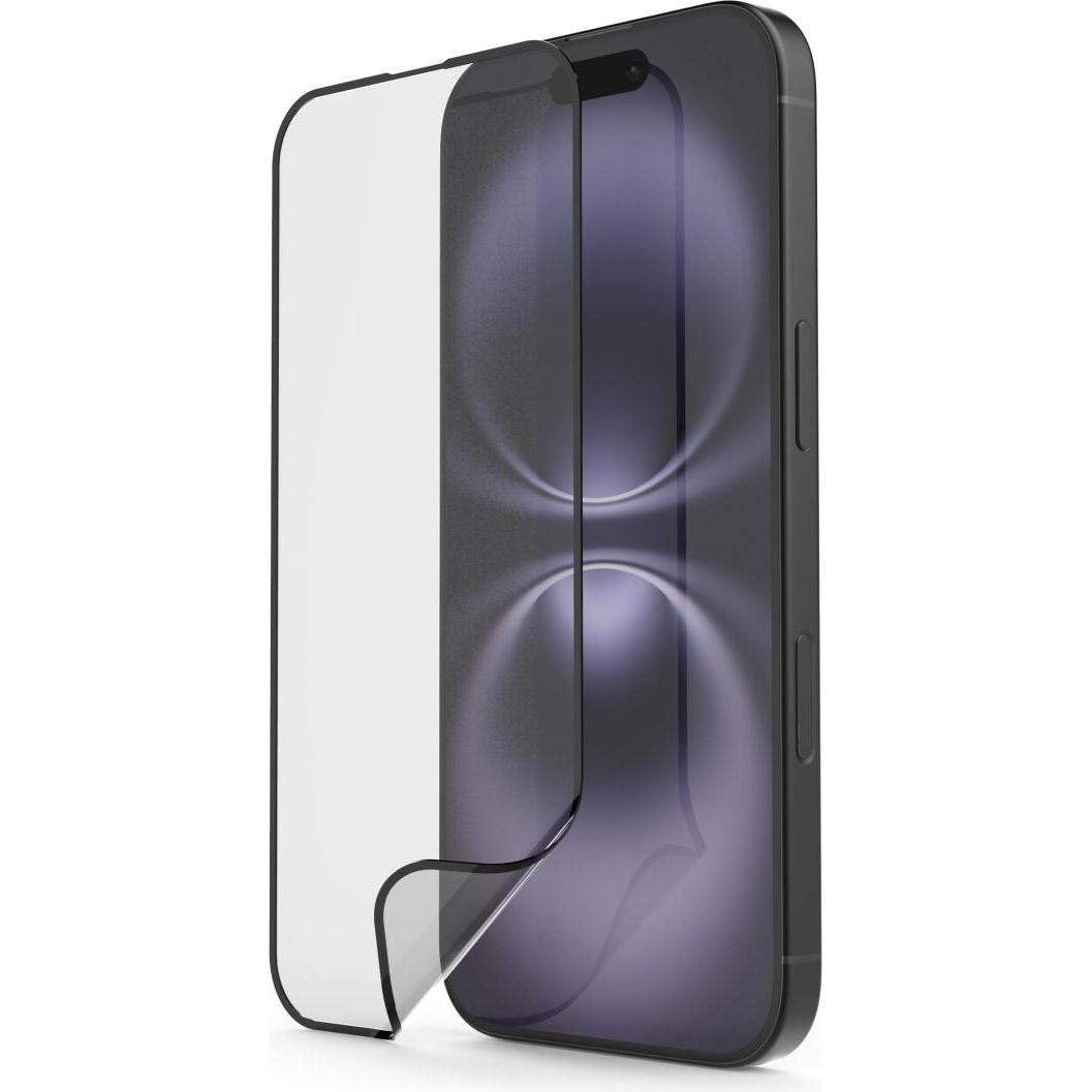 Hama Super Hybrid (1 Stück, Apple iPhone 16), Smartphone Schutzfolie, Transparent