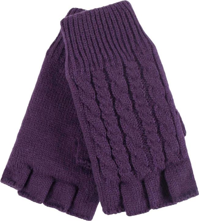 Heat Holders Winter Strick Handschuhe Fingerlos, Plush Fleece Gefüttert (Taille unique)