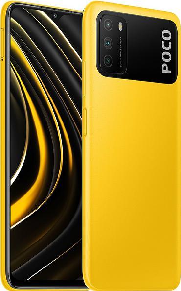 Image du produit Xiaomi Poco M3 (64 Go, Jaune, 6.53", Double SIM, 48 Mpx, 4G)