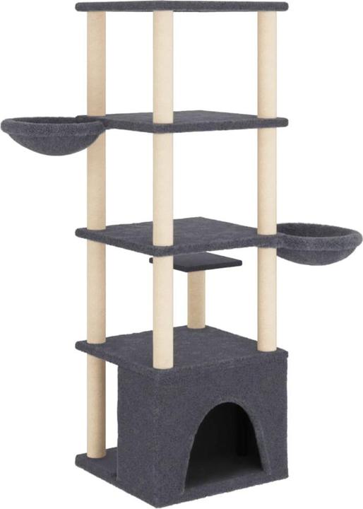 Actual product image vidaXL Kratzbaum (147 cm, Dark grey)