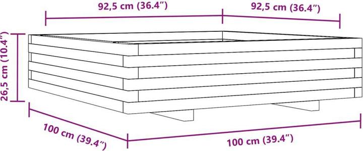 Produktbild vidaXL Pflanzgefäss