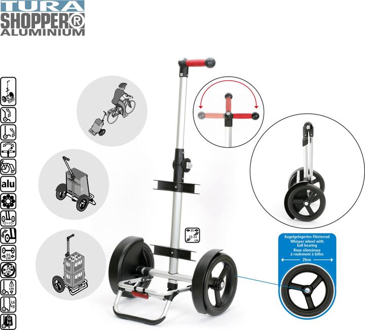 Image du produit Andersen Tura Shopper Saira chariot à provisions 60 cm