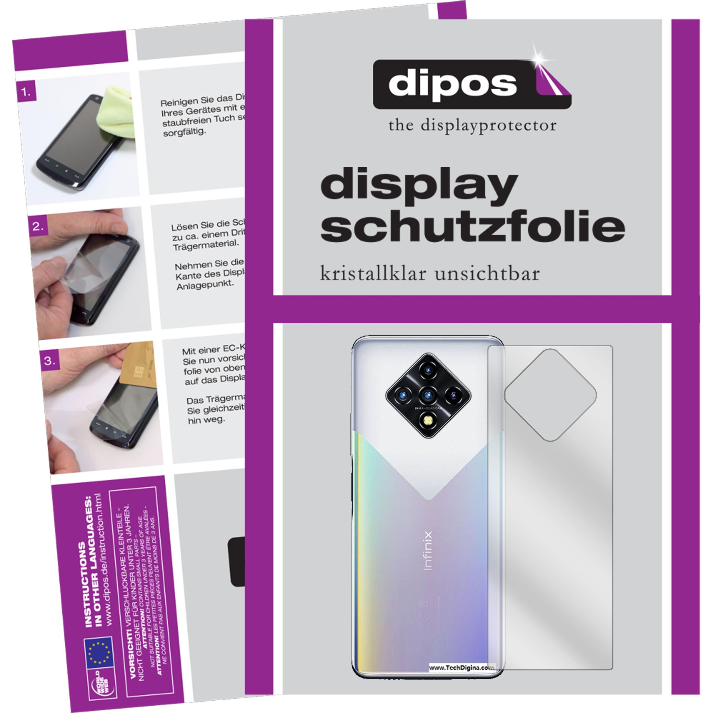 Dipos Displayschutzfolie Crystalclear (5 Stück, Infinix Zero 8), Smartphone Schutzfolie, Transparent