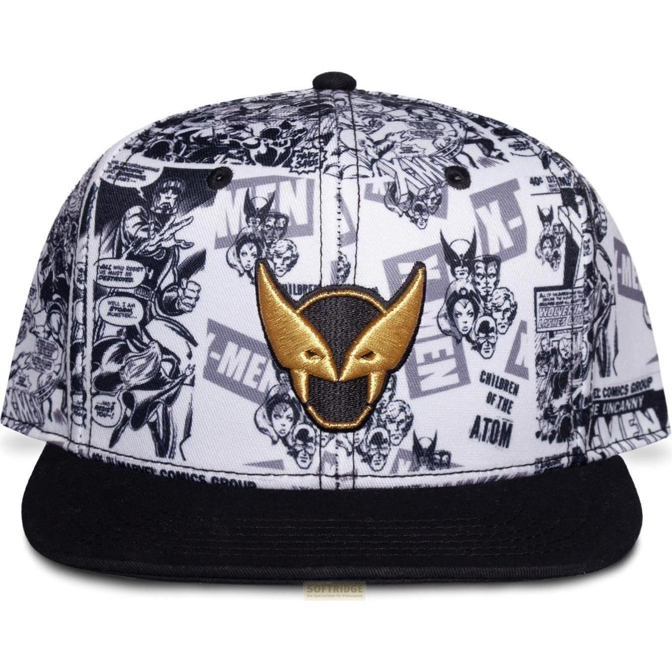 Difuzed, Uomini, Cappellino, Wolverine - Men's Snapback Cap, Nero, (Taglia unica)