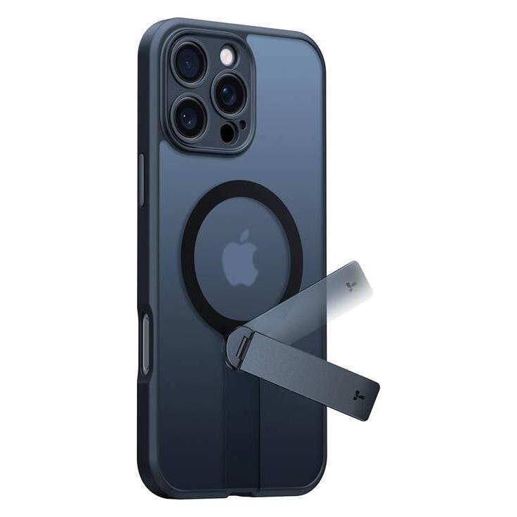 Torras Pstand Spin Case For IPhone 16 ProMax (Black) (Apple IPhone 16 Pro Max), Smartphone Hülle, Schwarz