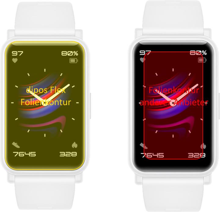 Image du produit Dipos Film de Protection d’écran Full-Cover 3D (Honor Watch ES)