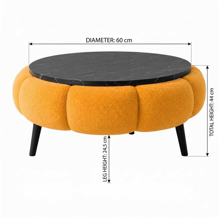 Produktbild Homitis Papatya 60 Coffee Table (60 x 60 x 44 cm)