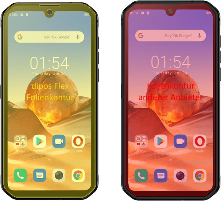 Actual product image Dipos Screen Protector Full-Cover 3D (2 Piece, Blackview BV9900E)