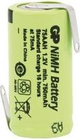 Produktbild GP Batteries NiMH-Akku, GP, Industriezelle mit Lötfahnen, 28,7x14,5mm, 1,2V/750mAh (750 mAh)