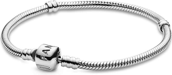 Actual product image Pandora Bracelet with ball closure (21 cm, Silver)
