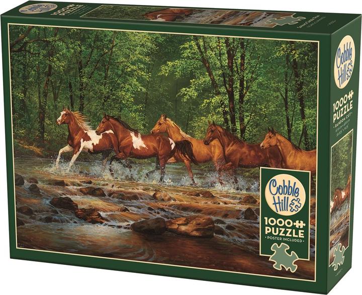 Actual product image Cobble Hill Puzzle 1000 pieces Spring Creek Run (1000 pieces)
