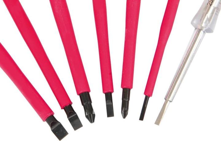 Actual product image Wiha VDE screwdriver set 7 pieces (Slotted screws, Phillipps cross recess (PH))