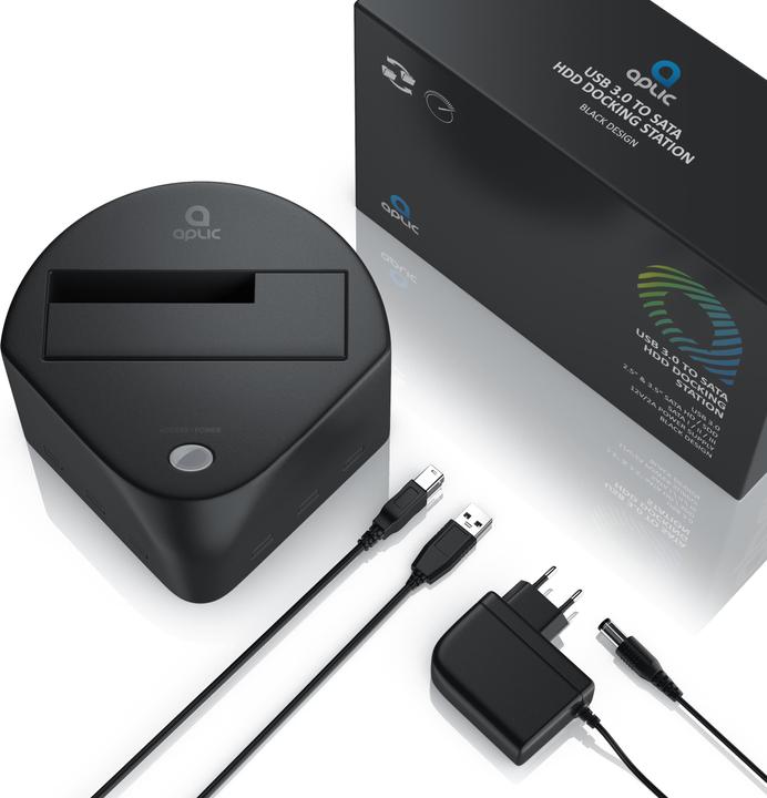 Actual product image Aplic Hard Drive Docking Station USB 3.0