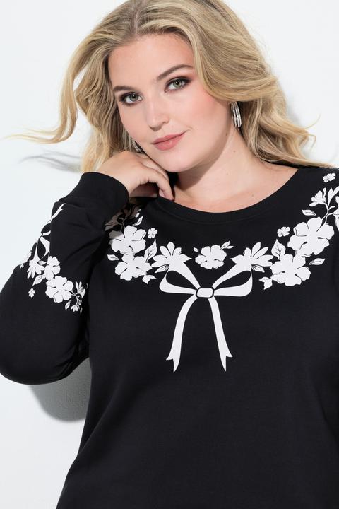 Produktbild Miamoda Sweatshirt, bequeme Passform, Schleifen-Muster (58)