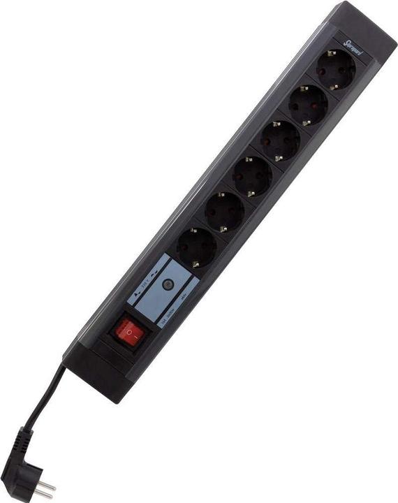 Actual product image REV Surge protection 6-fold 3.0 m Supra-Guard (6x, CEE 7/3, 3 m)