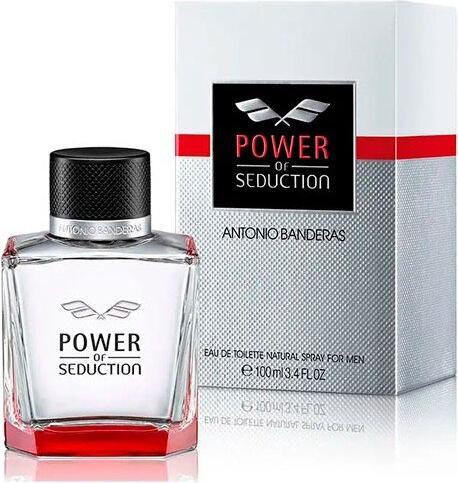 Actual product image Antonio Banderas Men's perfume Power of Seduction EDT 100 ml (Eau de toilette, 100 ml)