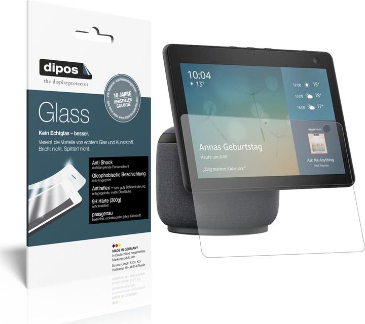 Image du produit Dipos Film de Protection d’écran Anti-Shock (2 pièce(s), Echo Show 10)
