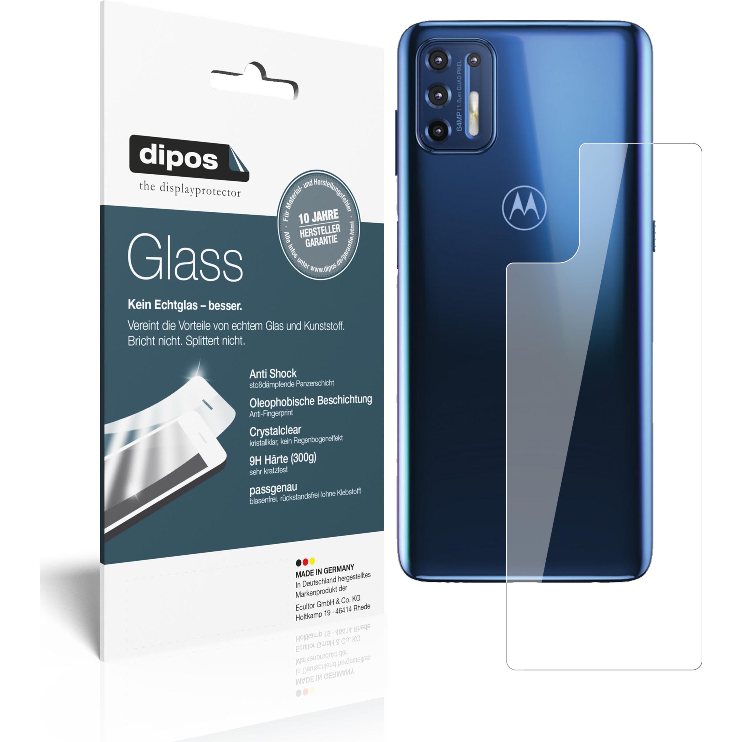 Dipos Displayschutz Anti-Shock (2 Stück, Motorola Moto G9 Plus), Smartphone Schutzfolie, Transparent