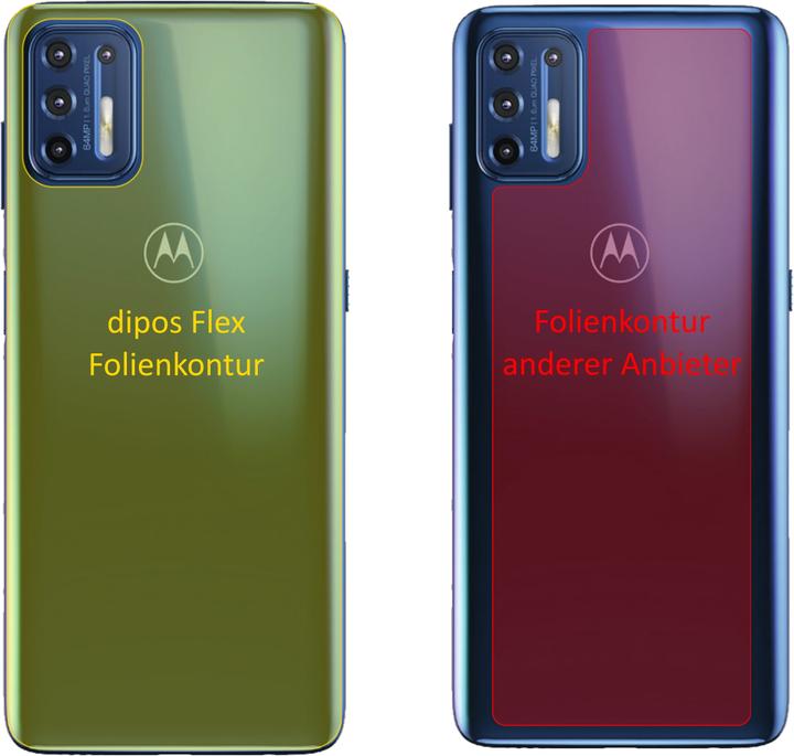 Produktbild Dipos Displayschutzfolie Full-Cover 3D (Motorola Moto G9 Plus)