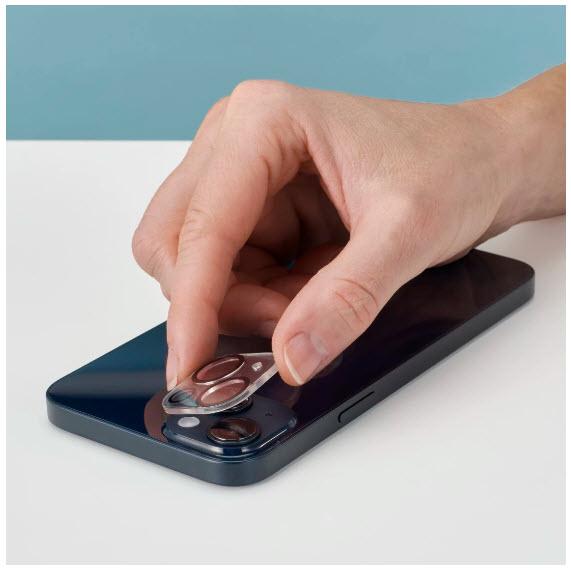 Immagine prodotto Hama Vetro di protezione della fotocamera per Apple iPhone 15/15 Plus, temprato, trasparente (1 pz., Apple iPhone 15, Apple iPhone 15 Plus)