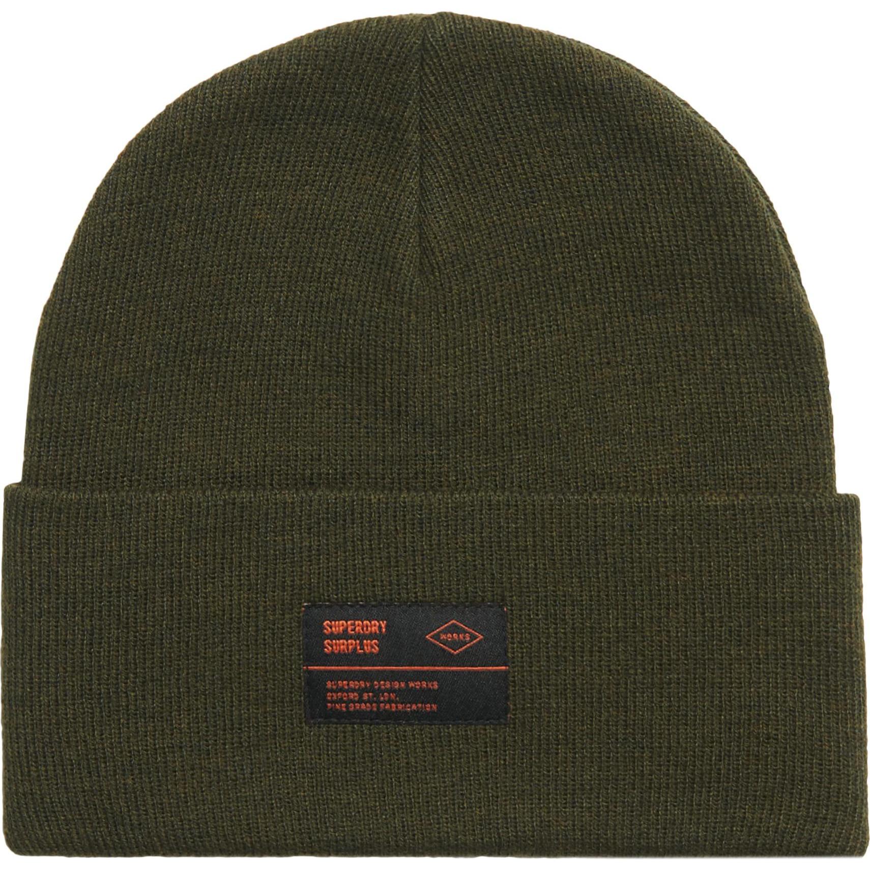 Superdry, Herren, Mütze, strickmütze kind surplus, Grün