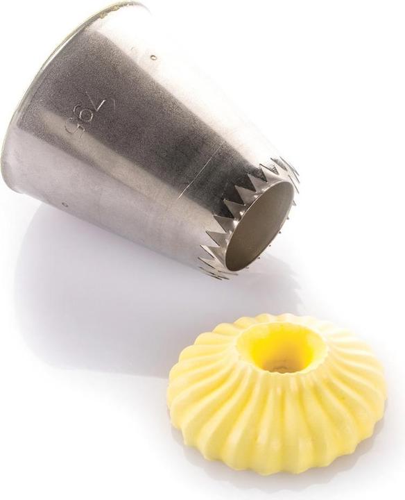 Silikomart Religieuse Tube 02 Stainless Steel Tips (Spritztüllen)