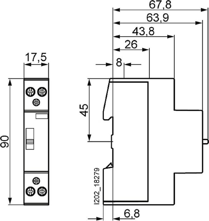 Produktbild Siemens Insta Contactor 2NO 230V