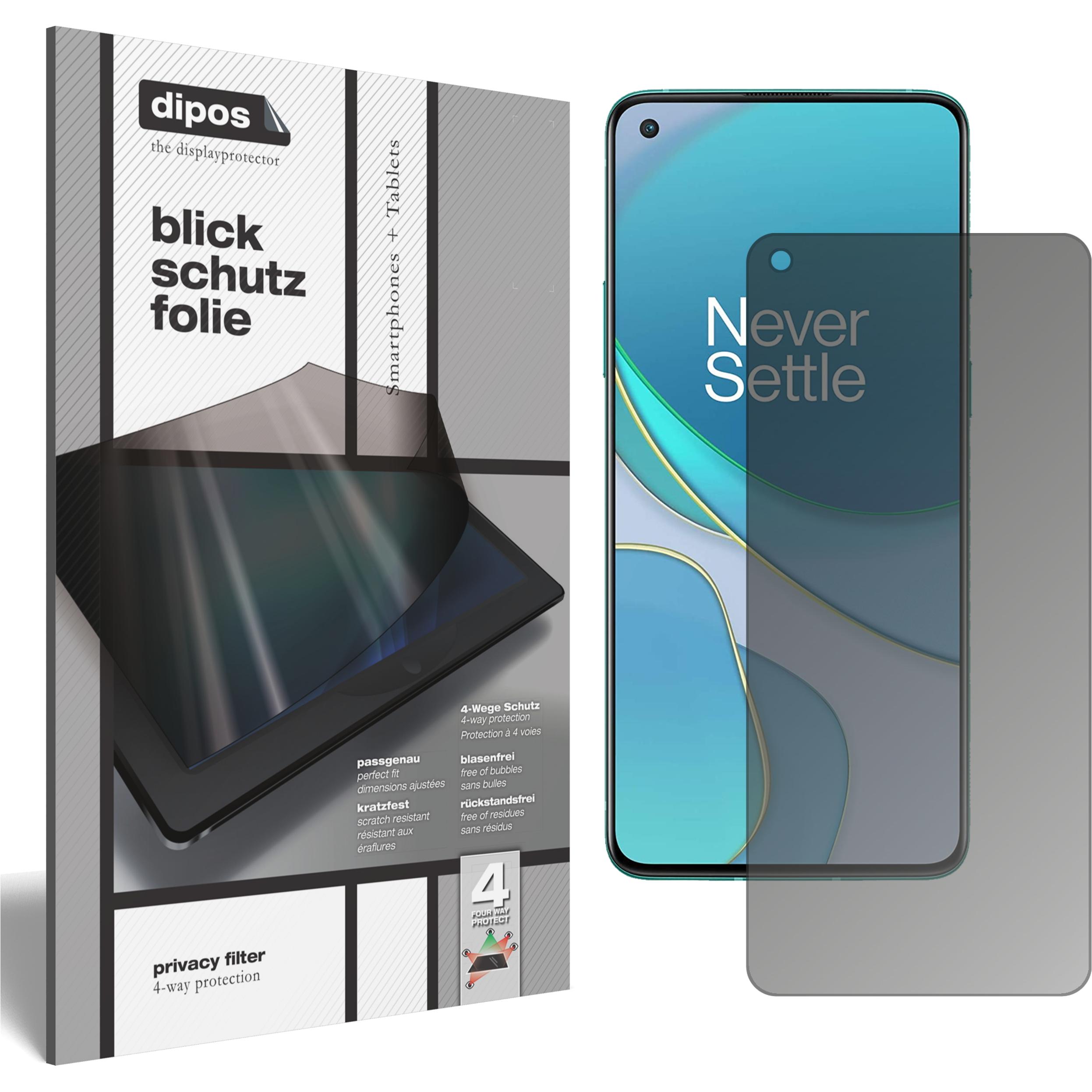 Thumbnail - Dipos Blickschutzfolie 4-Way Privacy (1 Stück, OnePlus 8T), Smartphone Schutzfolie, Transparent