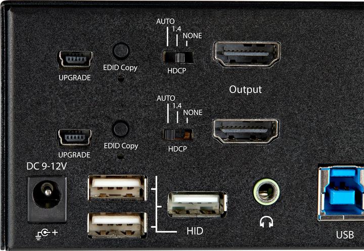 Produktbild StarTech com SV231DHU34K6, 3840 x 2160 Pixel, 4K Ultra HD, 36 W, Schwarz
