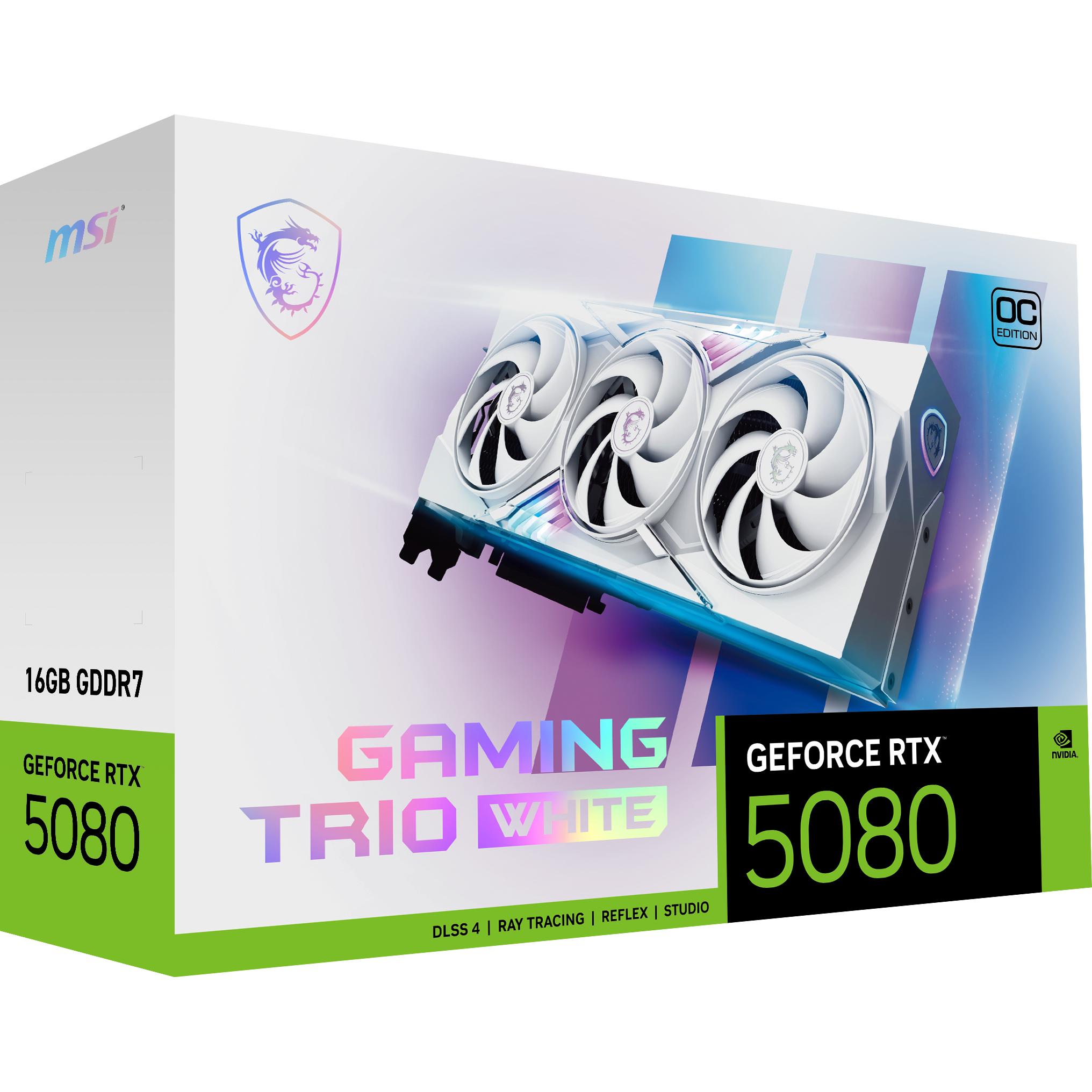 【新品未使用】MSI RTX 5080 Gaming Trio ホワイト MSI GeForce RTX 5080 GAMING TRIO OC WHITE - kaufen bei Digitec