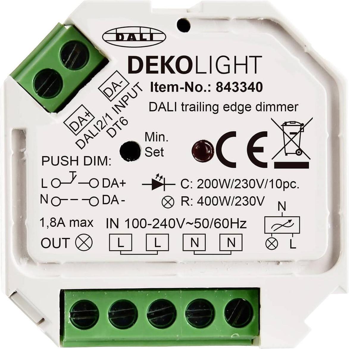 Light In The Attic Records, Accessori per illuminazione, Deko Light 843340 Ricevitore dimmer 1pc.