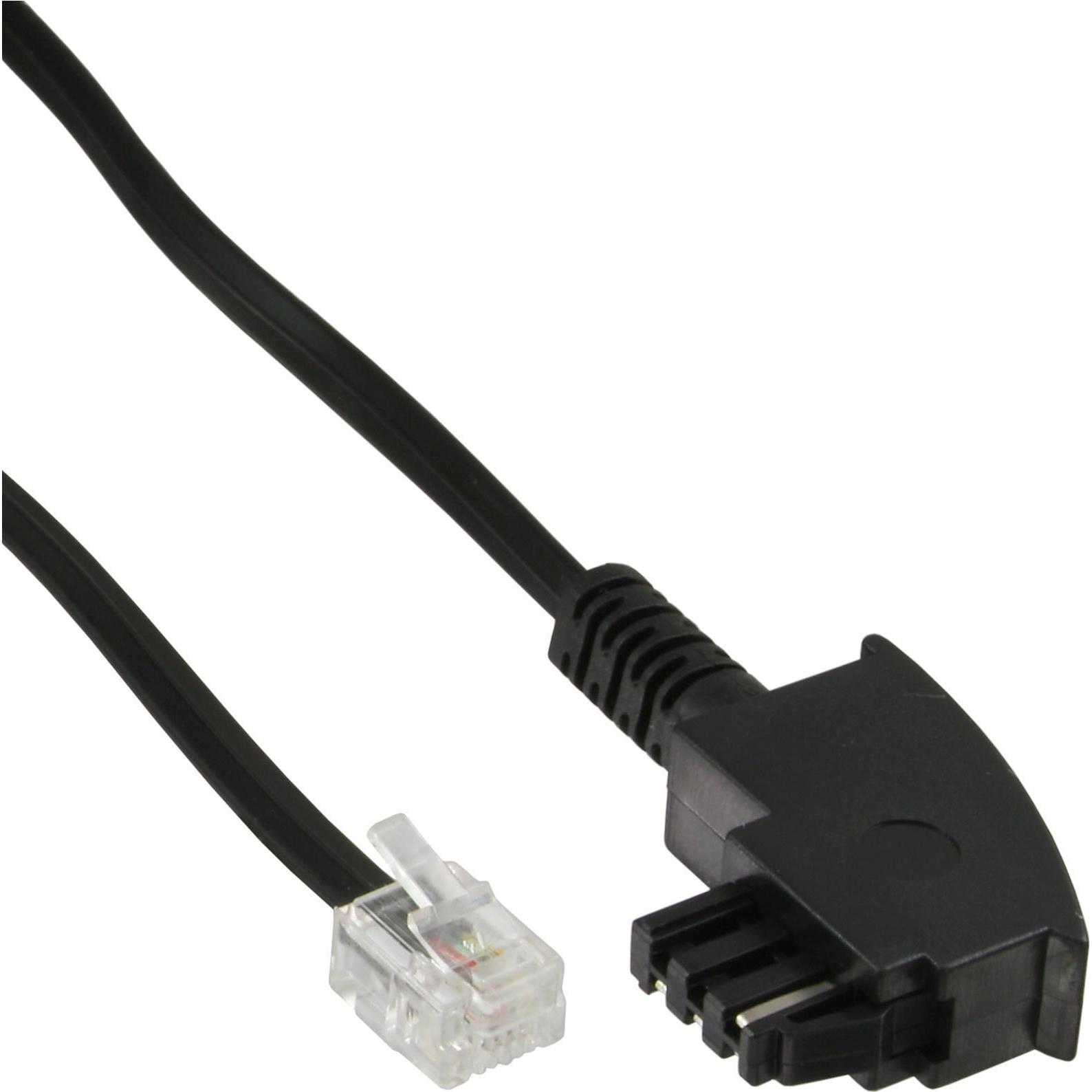 InLine TAE-F Kabel, Telefon Zubehör