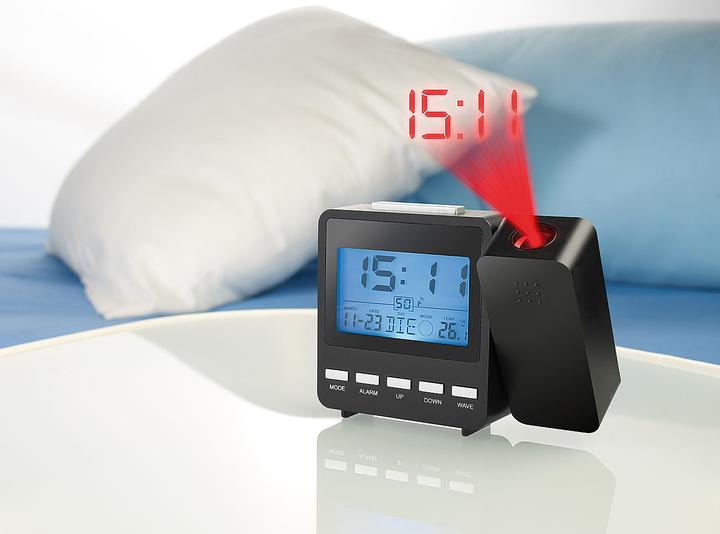 Actual product image Pearl Radio projection alarm clock