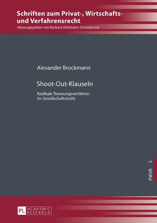 Produktbild Shoot-Out-Klauseln (Deutsch, 2017)