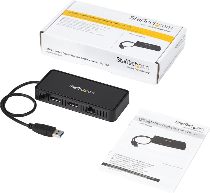Actual product image StarTech USB To Dual DP Docking Station (USB-C, 1 Ports)