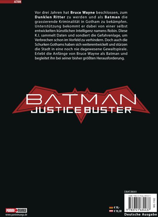 Image du produit Batman Justice Buster (Manga) 01 (Allemand, Eiichi Shimizu, Martin Gericke, Tomohiro Shimoguchi, 2023)