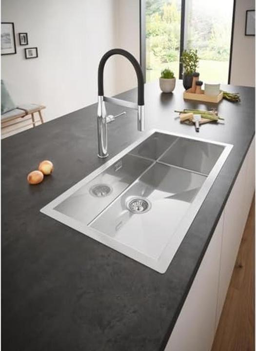 Actual product image Grohe K700 stainless steel sink (Top-mounted sink, 40.20 cm, 80.20 cm)