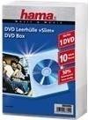 Actual product image Hama 1x10 DVD Empty Sleeve Slim Transparent 50% Blank