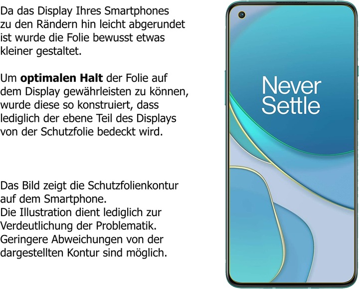 Produktbild Dipos Displayschutzfolie Antireflex (1 Stück, OnePlus 8T)