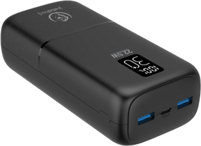 Produktbild Rebeltec powerbank P30 22,5W 30000mAh 30W schwarz (30000 mAh, 22.50 W, 111000 Wh)