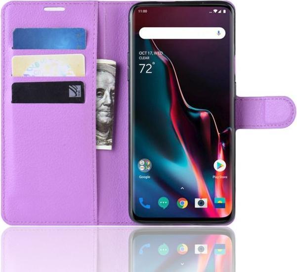 Actual product image MU Classic Litchi Leather Bookcover Series (OnePlus 7 Pro)